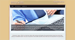 Desktop Screenshot of darrylajamescpa.net